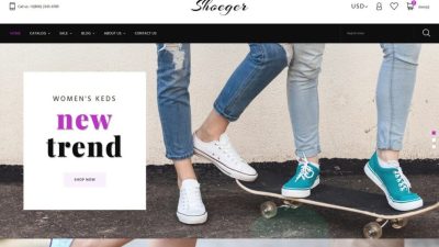 Shoe Store Responsive Shopify Theme #
