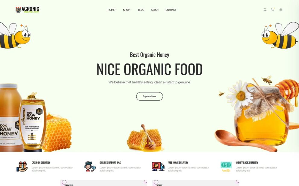 Agronic Organic Shop Shopify Theme Nulled