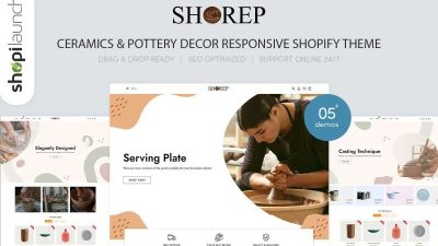 Shorep Ceramics & Pottery Decor Responsive Shopify Theme v.1.0.0 #