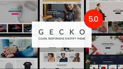 Gecko v5.7.6 Responsive Shopify Theme – RTL Support