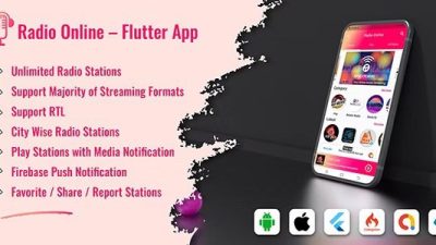 Radio Online – Flutter Full App v.1.0.5