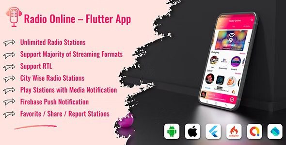 Radio Online – Flutter Full App v.1.0.5