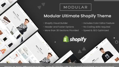 Modular Nulled Shopify 主题免费下载