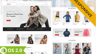 Grace Apparel Store Shopify 2.0 Responsive Theme Download#