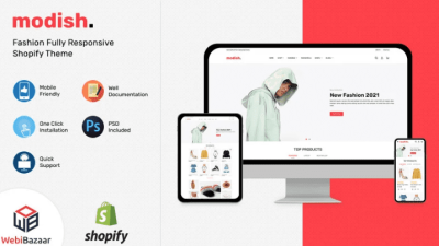 Modish – Multipurpose Fashion Shoes Shopify Template Download#