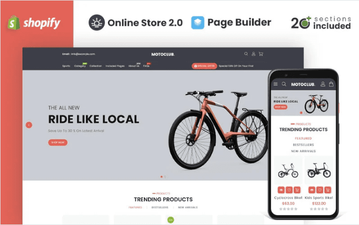 Motoclub Auto Parts Store Shopify Theme Download#