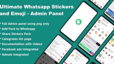 Whatsapp Telegram Signal Stickers and Animated Stickers Nulled Free Download
