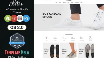 Elsesho Nulled Shoes Store Shopify Theme Download
