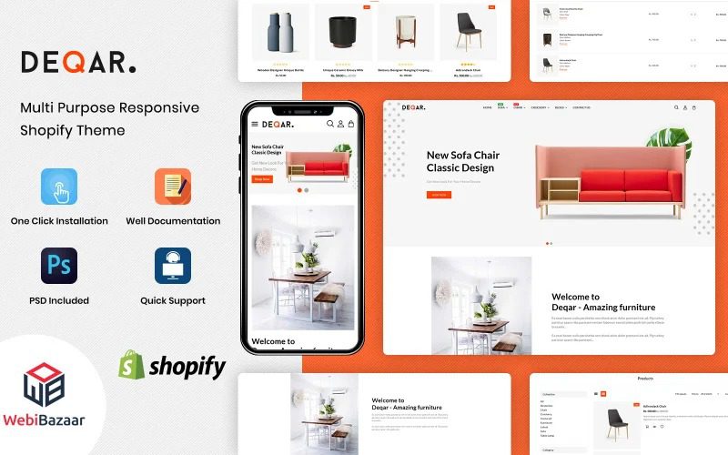 Deqar Nulled Mega Furniture Shopify Store Shopify Theme Download