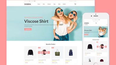 Debra Nulled Fashion Shopify 主题免费下载