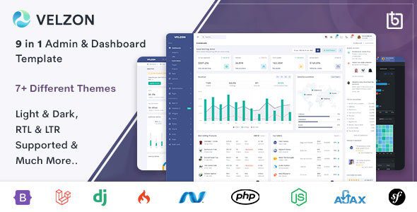 Velzon v1.7.0 – Admin & Dashboard Template