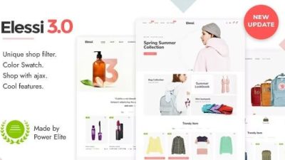 Elessi Nulled Responsive Shopify Theme Download