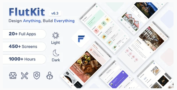 FlutKit Nulled v12.0 – Flutter UI Kit