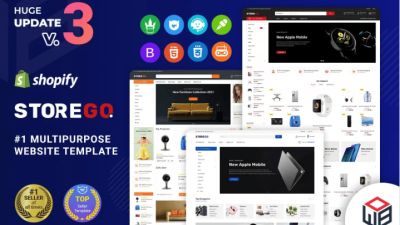 StoreGo – Multipurpose Premium Electronic Shopify Theme Template Monster