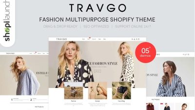 Travgo – Fashion Multipurpose Shopify Theme Template Monster