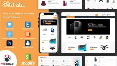 Storzo – Multipurpose E-commerce Shopify Theme Template Monster