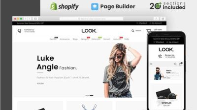 Look Fashion Shopify Theme Template Monster