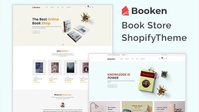 Booken – Book Store Shopify Theme Template Monster