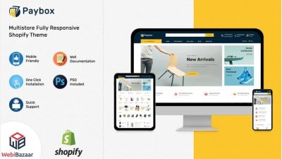 Paybox – Multipurpose Electronic Shopify Theme Template Monster