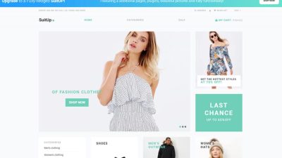 SuitUP Nulled Fashion Store Free Elegant Shopify Theme Template Monster Download