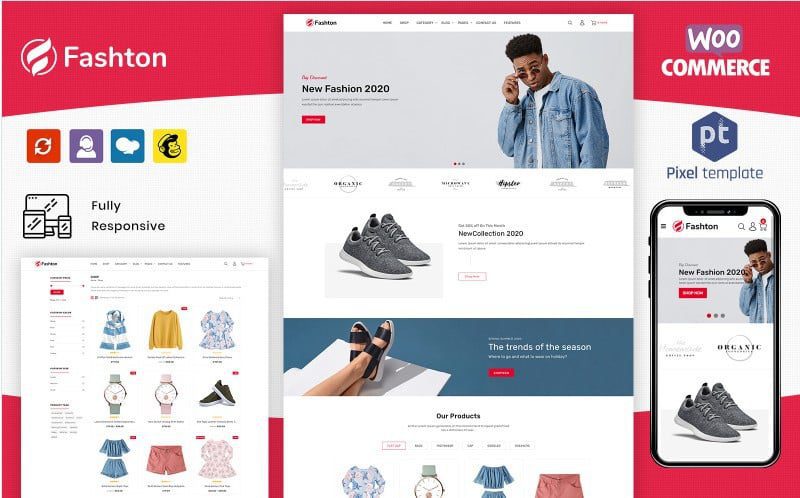 Fashton Nulled 现代时尚 WooCommerce 商店下载