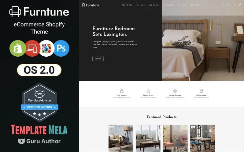 Furntune Nulled Home Decor Store Shopify 主题下载