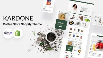 KarDone – Coffee Store Shopify Theme Template Monster