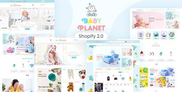 Baby Planet Nulled 儿童玩具和响应式 Shopify 主题下载