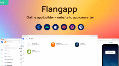 Flangapp v1.7.1 – SAAS Online app builder from website