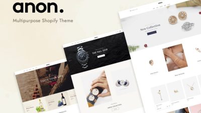 Anon – Minimal Responsive Shopify Theme v1.0.1