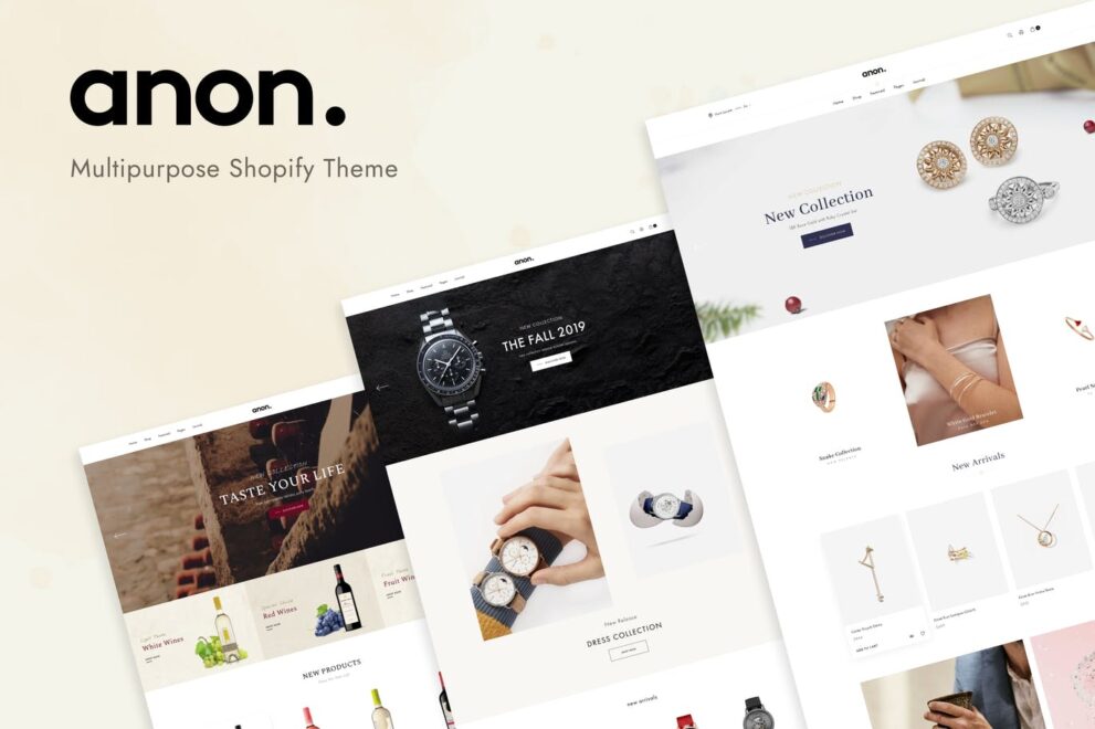 Anon – Minimal Responsive Shopify Theme v1.0.1