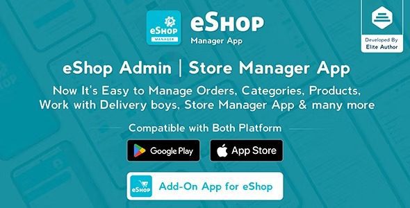 eShop Nulled Ecommerce Admin Store Manager app Free Download