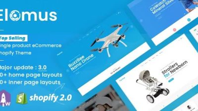 Elomus Nulled Shop Single Product Shopify Theme Free Download