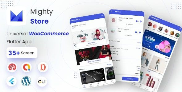 MightyStore WooCommerce v16.0 Flutter E-commerce Full App