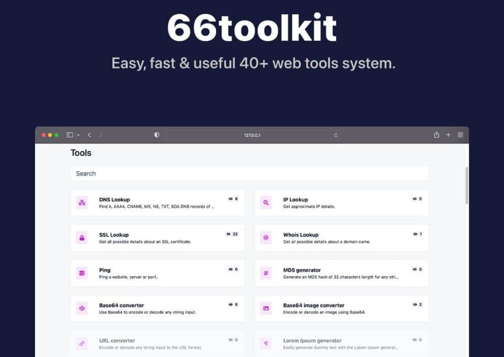 66toolkit v13.0.0 Regular + Extended (Saas) – Ultimate Web Tools System [Activated]