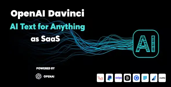OpenAI Davinci v.1.1 – AI Writing Assistant and Content Creator as SaaS