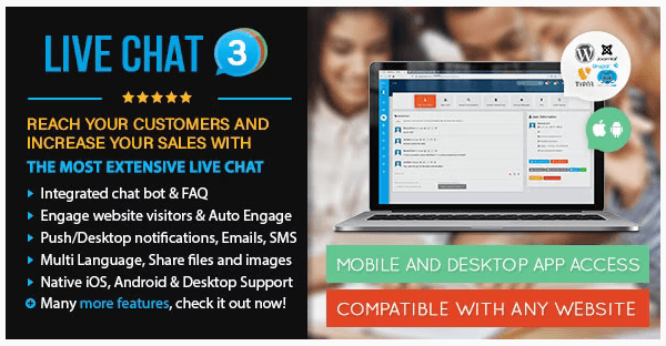 Live Support Chat – Live Chat 3 v5.0.7 [Activated]