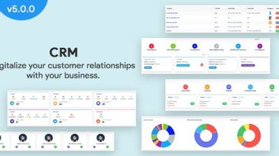 CRM v5.0.0 – Laravel CRM with Project Management, Tasks, Leads, Invoices, Estimates and Goals