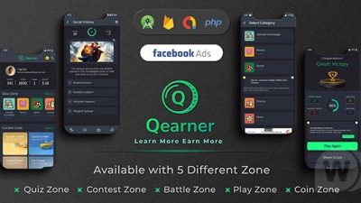 Fixed* Qearner v2.0.5 – Quiz App | Android Quiz game with Earning System + Admin panel