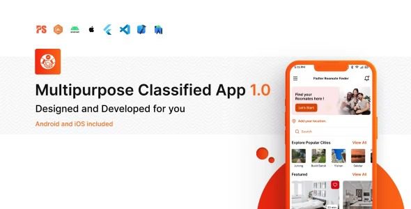 PSX Multipurpose Classified Flutter App with Laravel Admin Panel v1.0.2