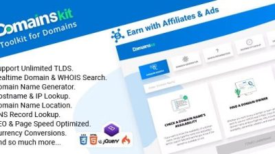 DomainsKit Nulled Awesome Domain Tools Free Download