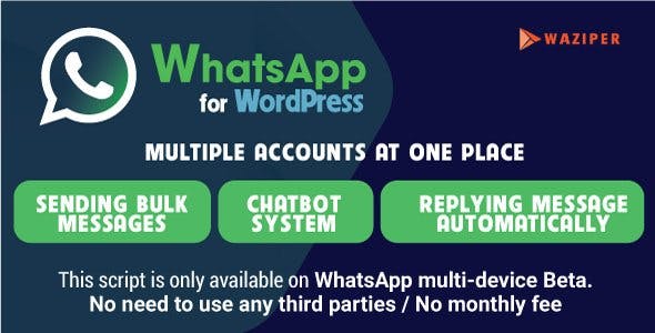 Waziper v5.0.1 – Whatsapp Marketing Tool – Stackposts [Activated]