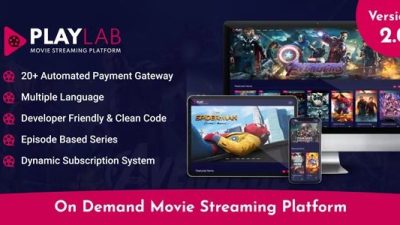 PlayLab Nulled On Demand Movie Streaming Platform Free Download