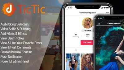 TicTic IOS Nulled media app for creating and sharing short videos Download