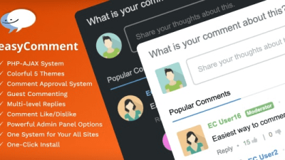 easyComment v2.5.0 PHP Comment Script