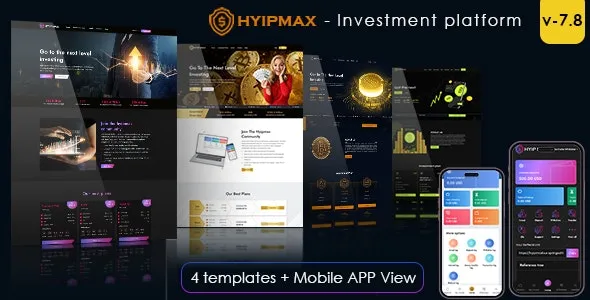 Fixed* HYIP MAX v7.8 high yield investment platform