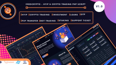 Fixed* CredCrypto v3.0.1 – HYIP Investment and Trading Script [Activated]