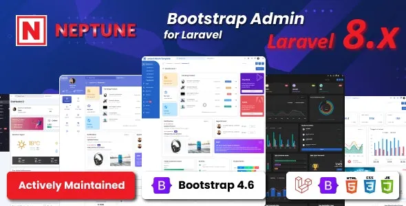 Neptune Laravel Admin UI Template v1.0.12