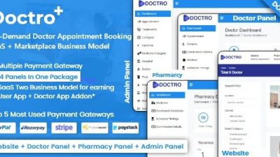 v5.2.0 On-Demand Doctor Appointment Booking SaaS Marketplace Business Model [Activated]