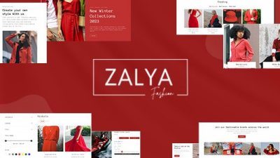 Zalya 服装和时尚 Shopify 主题下载